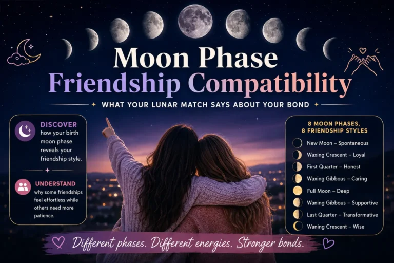 Moon Phase Friendship Compatibility: What Your Lunar Match Says About Your Bond