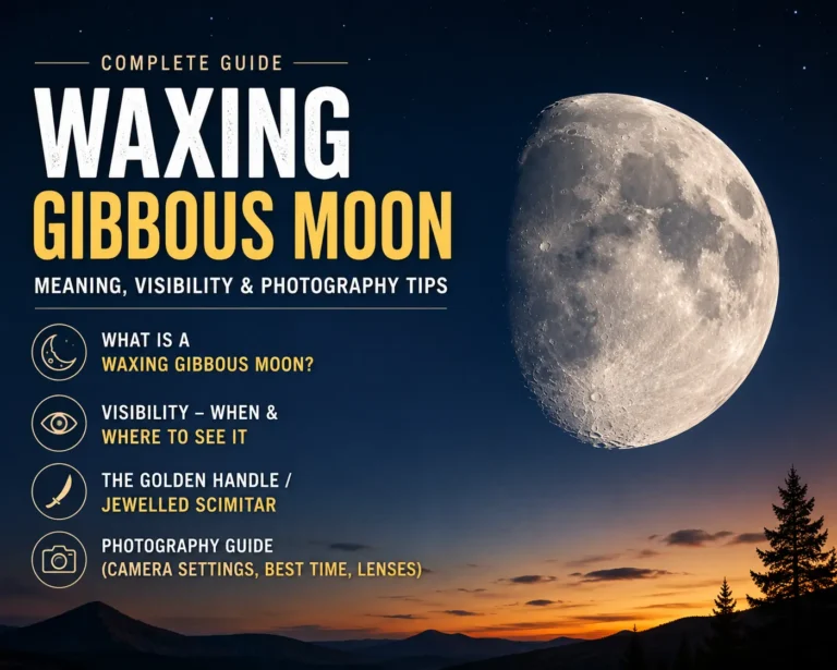 The Complete Waxing Gibbous Moon Guide Dates, Meaning, Visibility & Spiritual Significance