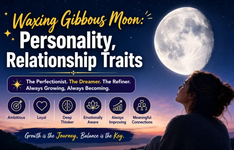 Waxing Gibbous Moon: Personality, Relationship Traits